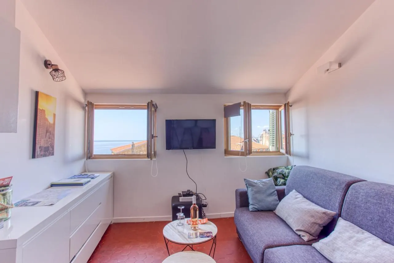 니스 Gilly 4 - Exceptional 2Beds, Sea View, Modern,A/C, Old Town 아파트